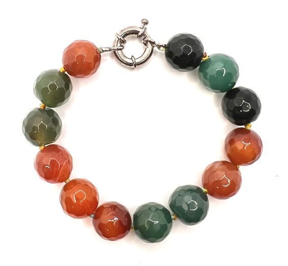 Bracciale Domar Donna Bracciali pietre naturali in Lega metallica Agata BRLE-39-280 - BRLE-39-280